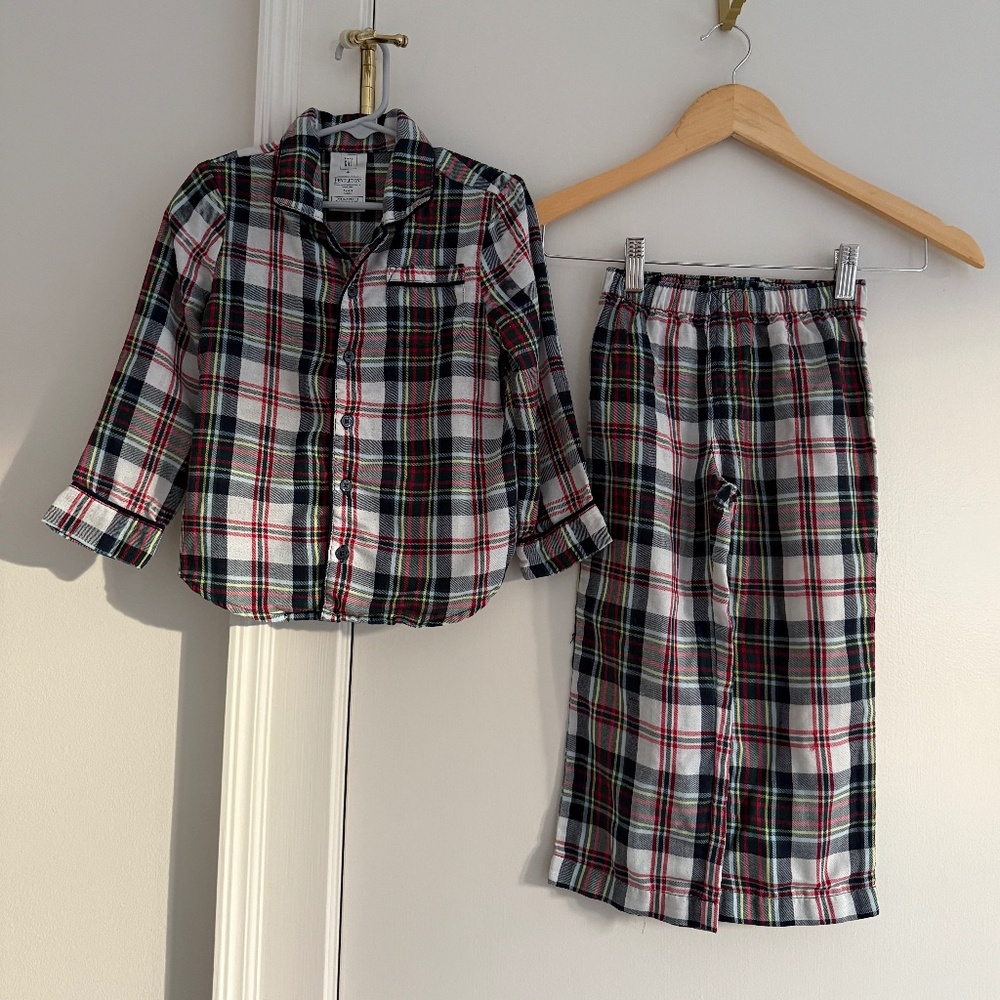 Pendleton for the Gap Kids Plaid Flannel Tartan Pajama Set Size 4T